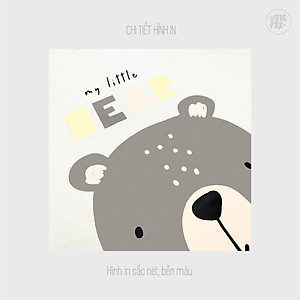 Bộ nỉ bé trai Bigfox Miss Meow, bộ thu đông bé trai vải nỉ bông dày dặn in hình chú gấu Bear dễ thương size trẻ em 3,4,5…8