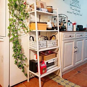 Kệ Đa Năng Hình Thang 4 Tầng - Kệ Sắt Decor Trang Trí Phòng Khách, Phòng Ngủ Chắc Chắn
