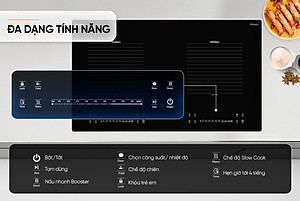 BẾP ĐÔI ĐIỆN TỪ SUNHOUSE MAMA MMB-88HL - Hàng chính hãng