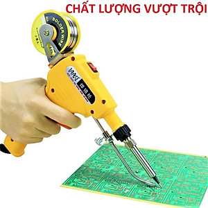 Mỏ hàn tự động đẩy thiếc 60w mẫu mới bản đặc biệt mũi thẳng loại tốt gia nhiệt nhanh