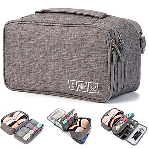 Túi Đựng Đồ Lót Đi Du Lịch Nhiều Ngăn Nhỏ Gọn Không Thấm Nước Tiện Dụng