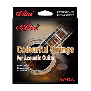 Dây Đàn Guitar Acoustic Alice KBD AW435C - Nhiều Màu