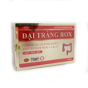 Đại Tràng Rox giảm rối loạn tiêu hóa, co thắt đại tràng Hộp 60 viên