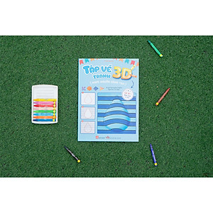 Sách Tập vẽ tranh 3D, khơi nguồn sáng tạo - Cấp độ 3: Thực vật