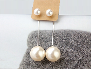 Bông Tai Ngọc Trai phối nhỏ to Hot Trend