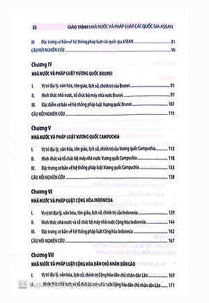 Giáo trình Nhà nước và Pháp luật các Quốc gia ASEAN