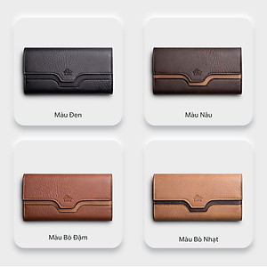 Ví Lata ( Thời trang nữ dáng cầm tay dáng dài - Ví da VN65 )