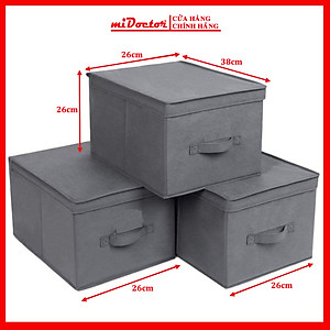 Hộp Đựng Đồ Đa Năng TD1 – Túi Vải Đựng Quần Áo Chăn Màn Phong Cách Thụy Điển Sang Trọng, Lịch Sự – Hàng Chính Hãng