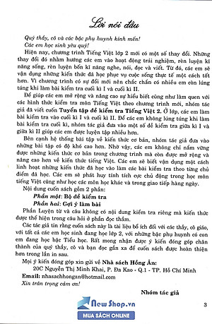 Tuyển Tập Đề Kiểm Tra Tiếng Việt 2 (Theo Chương Trình Giáo Dục Phổ Thông Mới Định Hướng Phát Triển Năng Lực) (HA)