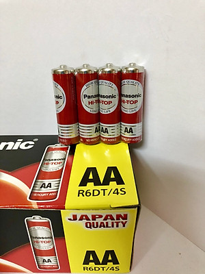 Hộp Pin AA tiểu Panasonic 60 viên R6DT/4S hàng chính hãng