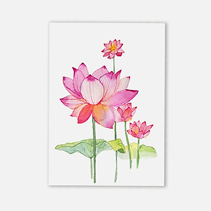 Giấy vẽ màu nước A6 lỡ vẽ các hình dễ thương, giấy vẽ chuyên dụng có vân nhập từ Ý, chất giấy 224gsm 40 tờ CTB784 Green Art - Hàng chính hãng