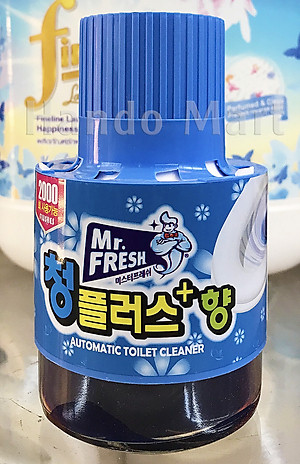 Combo 5 Cốc thả bồn cầu tẩy xanh toilet Mr.Fresh - Hàn Quốc 180g (hàng chính hãng) / 3 Ngàn hoa + 2 hoa Ly
