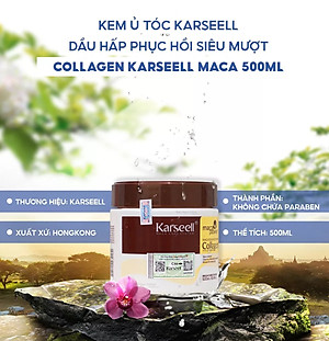 Kem Ủ Tóc Collagen Karseell Maca 500ml (Hủ)