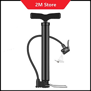 Bơm xe đạp, xe máy xách tay siêu nhẹ, áp suất 120 PSI, thân hợp kim siêu bền, hỗ trợ cả van Mỹ và van Pháp, bơm được cho tất cả các loại xe đạp bao gồm xe đua, xe địa hình, xe đạp đường trường