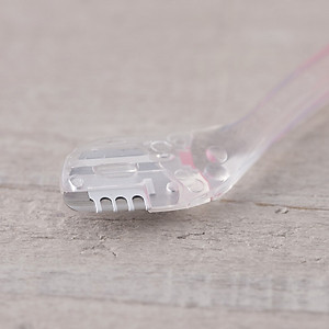 Set 03 chiếc dao cạo, tỉa lông mày KAI size L-TYPE lưỡi thép mạ lớp Titanium sắc bén - nội địa Nhật Bản