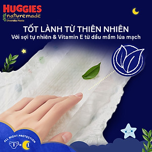Tã quần Huggies Naturemade ban đêm M 58 miếng