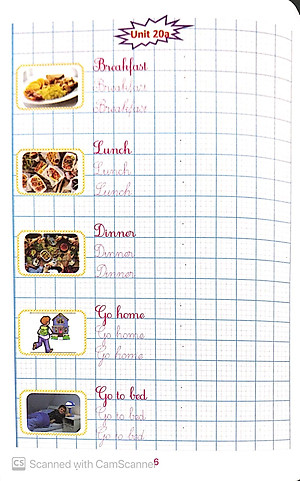 Sách Luyện Viết Tiếng Anh Trình Bày Trên Giấy Ô Li Dành Cho Học Sinh Lớp 4 Tập 2