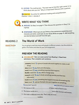 Q: Skills For Success: Level 1: Reading And Writing Student Book With iQ Online Practice - 3rd Edition
