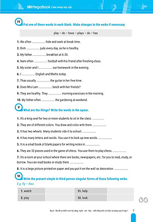 Big 4 Bộ Đề Tự Kiểm Tra 4 Kỹ Năng Nghe - Nói - Đọc - Viết Tiếng Anh (Cơ Bản Và Nâng Cao) 6 Tập 1 (Global) _Mega