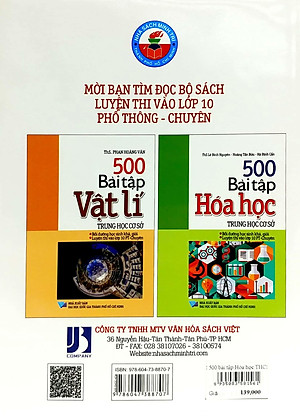 500 Bài Tập Hóa Học Trung Học Cơ Sở