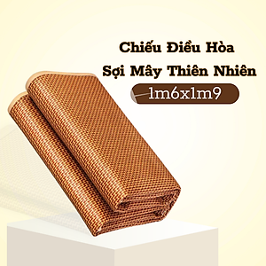 Chiếu điều hòa cao cấp Ánh Sao - Sợi mây tổng hợp + Tặng kèm túi thơm thảo dược - giao mẫu ngẫu nhiên