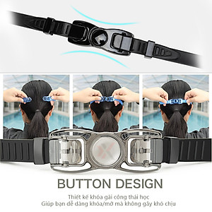 Kính bơi tráng gương chống sương mờ, chống UV eXtreme KG2101 cao cấp, dây đeo được làm 100% silicone mềm mại, thoải mái, thiết kế không trơn trượt, co giãn, thiết kế công thát học, chuyên nghiệp