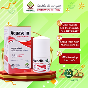 (+5ml FREE) Lăn khử mùi dành cho nữ Aquaselin 50ml (loại mạnh)