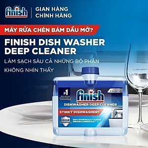 Combo Finish nâng cấp: Túi 100 Viên Rửa Bát Everyday Shine All In 1 Max + Nước Làm Bóng Finish 500ml + Dung Dịch Vệ Sinh Máy 250ml