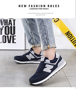 Giày thể thao nam, giày chạy bộ đế êm nhẹ, thoáng khí đế cao su đúc, chống trơn trượt hạn chế mòn  – GNA2024