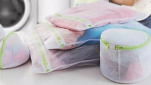 COMBO BỘ 6 TÚI GIẶT ĐỒ ĐA NĂNG CHẤT LIỆU SỢI POLYESTER THOÁNG KHÍ NHIỀU KÍCH CỠ - HENRYSA