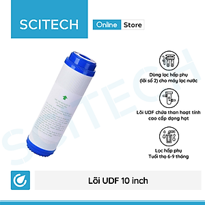 Lõi lọc nước số 2 UDF 10 inch dùng trong máy lọc nước RO, bộ lọc thô - Hàng chính hãng