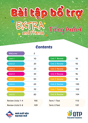 Bài tập Bổ trợ Tiếng Anh 4 Extra and Friends