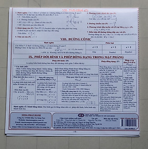 Hệ Thống Kiến Thức Hình Học 10-11-12 (bản mới - cỡ lớn)