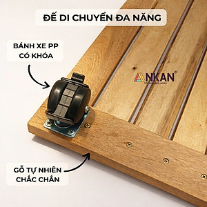 Đôn Chậu Cây Cảnh Có Bánh Xe Cỡ Lớn 35Cm Thích Hợp Đặt Chậu Cây Trong Nhà Thuận Tiện Di Chuyển Màu Vàng