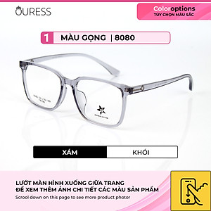 Gọng kính 8080 nhựa cao cấp siêu bền thời trang nam nữ OURESS