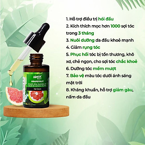 Tinh dầu dưỡng mọc tóc cao cấp độc quyền Damode Grapefruit Hair Serum chai 30ml