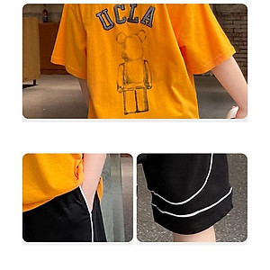 Bộ quần áo mùa hè trẻ em 18-45kg dành cho bé trai mẫu U.C.L.A