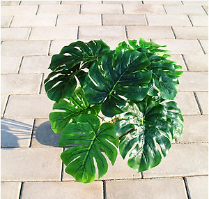 Cây hoa giả hoa nhựa monstera bonsai MeeFlower