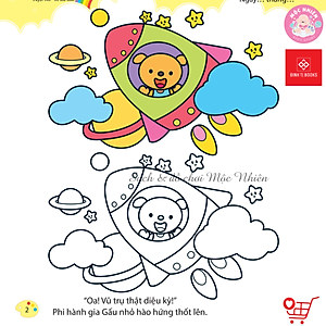 Sách Bé Tập Tô Màu - Từ Cơ Bản Đến Nâng Cao - Đinh Tị Books (Nhiều chủ đề)