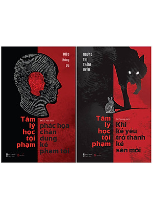 Combo Tâm Lý Học Tội Phạm: Phác Họa Chân Dung Kẻ Phạm Tội + Khi Kẻ Yếu Trở Thành Kẻ Săn Mồi (Bộ 2 Cuốn) - AZ