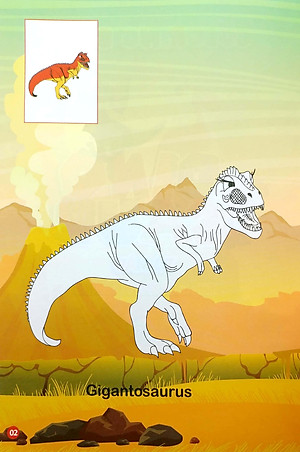 Tô Màu Thế Giới Khủng Long Dinosaurs 4