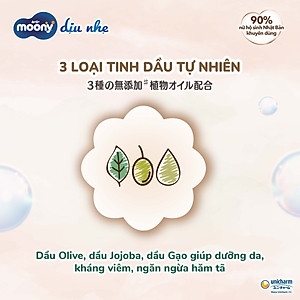 Tã Dán Moony Dịu Nhẹ NB62+4/S58+2/M46/L38