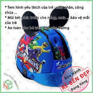 (Bảo Vệ Đầu) Nón Tập Đi Cho Bé KhoNCC Hàng Chính Hãng - Phiên Bản Mới Có Tem Doremon và Mũi Két - KKH-NBH-TemKet-DRM2 (Nhiều màu)