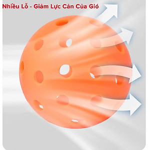 Bóng pickleball thi đấu tập luyện chuyên nghiệp ngoài trời 40 lỗ đủ màu chất lượng quốc tế - Chính hãng dododios, Banh Pickleball