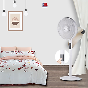 Quạt đứng điện tử có điều khiễn từ xa, hẹn giờ Mitomo FCE-60AEV, công suất 60W, động cơ dây đồng - Bảo hành 2 năm hàng chính hãng