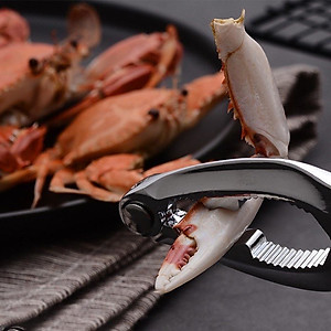 Dụng cụ kẹp càng cua ,ghẹ và tách các loại vỏ hạt cứng bằng inox  không gỉ nhỏ gọn tiện lợi dễ sử dụng 