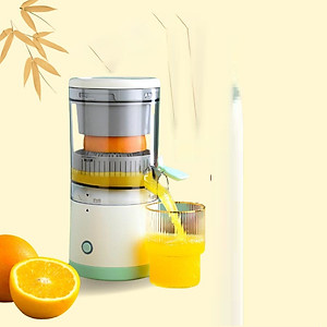 Máy Ép Trái Cây Kiêm Máy Vắt Cam , Máy Ép Chậm Đa Năng Sử Dụng Sạc USB