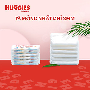 Tã/bỉm quần HUGGIES SKINCARE MEGA JUMBO size L 96+8 miếng