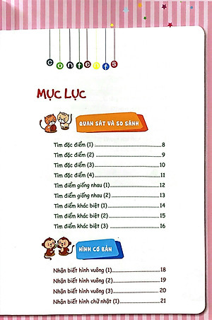 Sách Toán Học Cho Trẻ Mẫu Giáo: Lớp Chồi 1