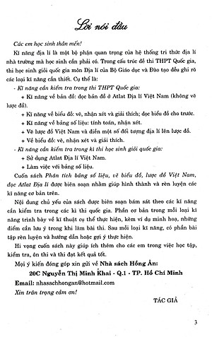 Sách Phân Tích Bảng Số Liệu, Vẽ Biểu Đồ, Lược Đồ Việt Nam, Đọc Atlat Địa Lí